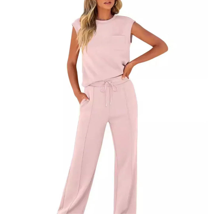 Summer loungewear set for women | Soft &amp; breathable, light &amp; airy | Co-ord two-piece for home &amp; on the go | Relaxed fit