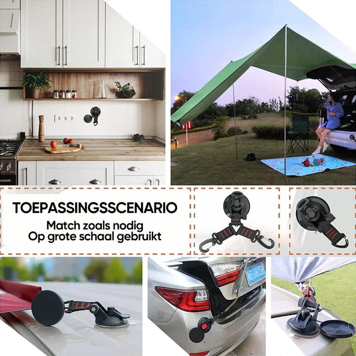 SaugNapfhaken™ Fissaggio affidabile su superfici