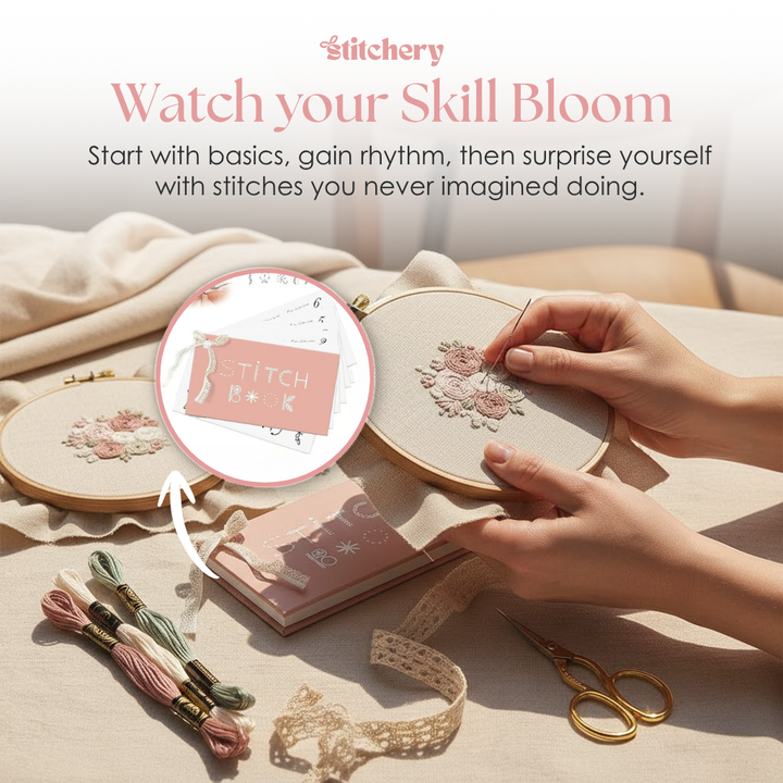 Mini ompelukirja ”Stitchery” matkailuompelusetti | Kaikki yhdessä ompelupakkaus kirjan muodossa | Neulat, langat, napit &amp; työkalut | Kompakti laukkuun/matkalaukkuun