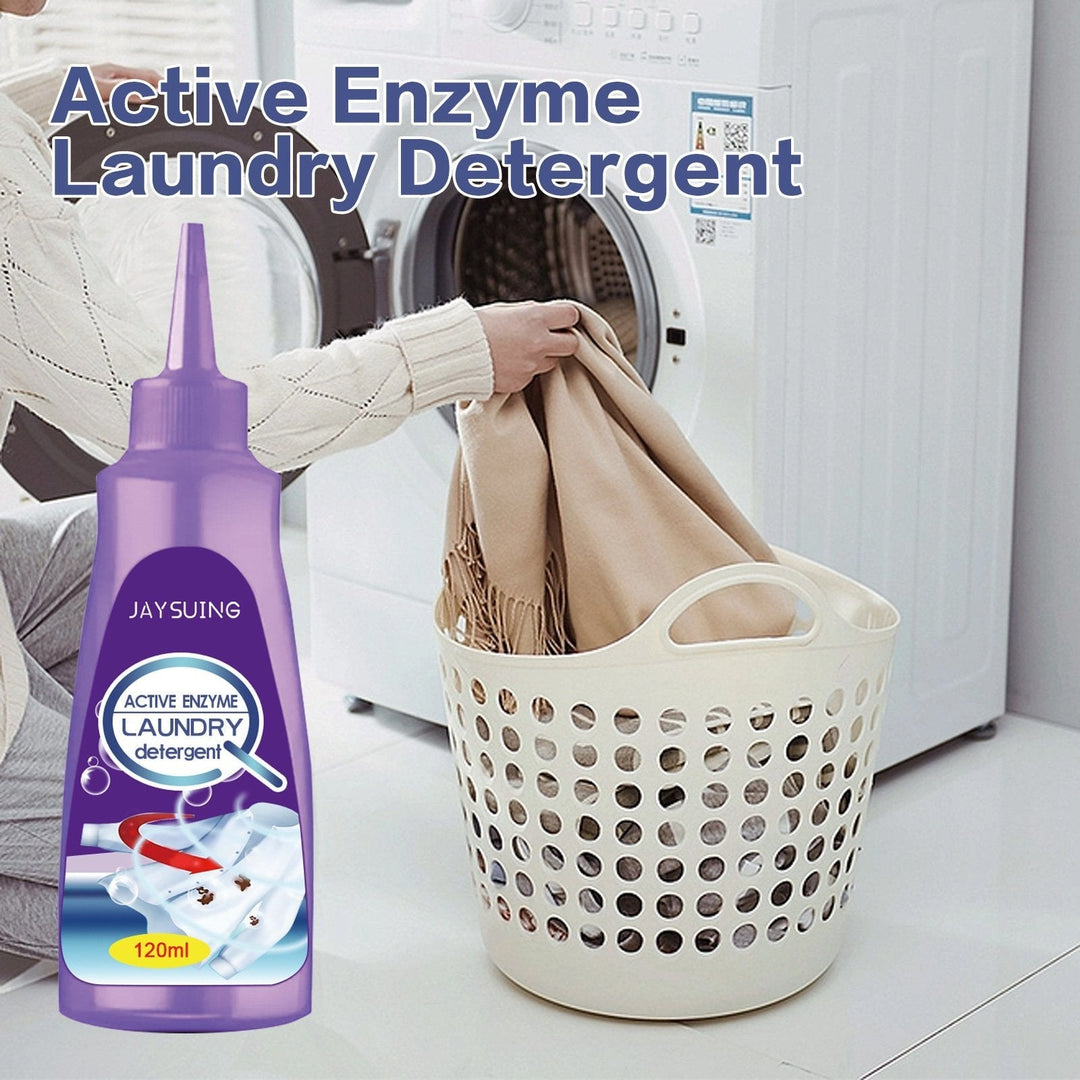 Fleckenentferner 120 ml mit aktiven Enzymen | Sofort-Reiniger für Kleidung &amp; Polster | für weiße, dunkle &amp; bunte Stoffe