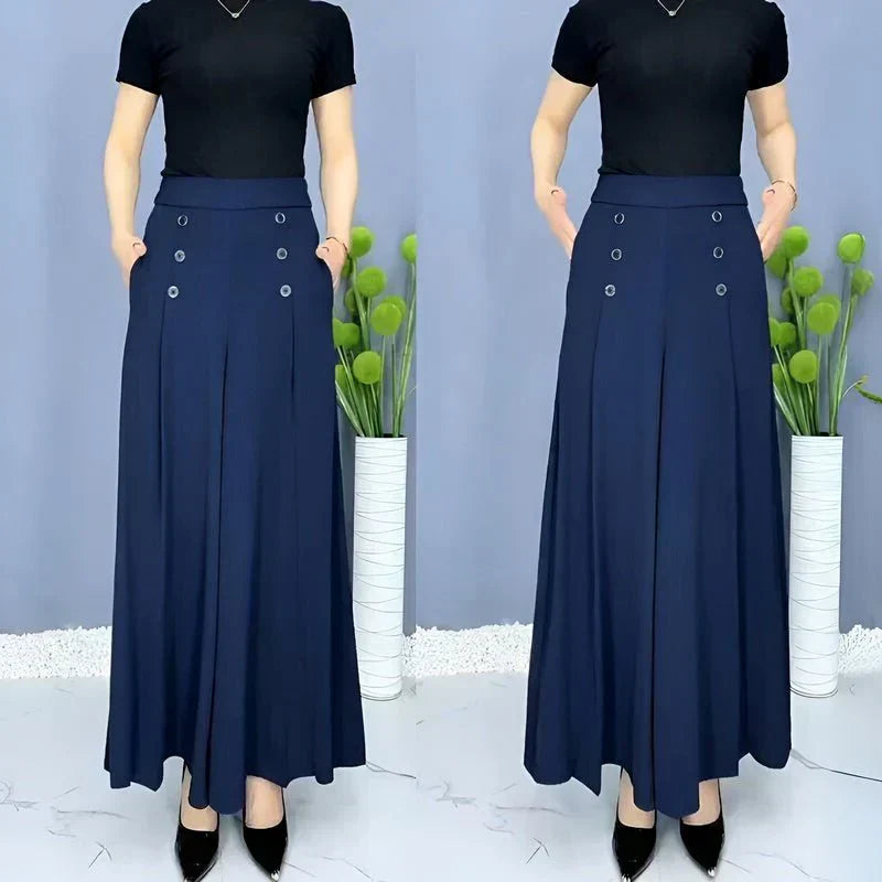 Damen Weitbein-Hose | Elegante Wide-Leg Hose mit hohem Tragekomfort für Alltag und Büro