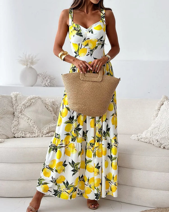 Maxikleid Damen Sommer | Leicht &amp; fließend, knitterarm | Figurumspielender Schnitt | Strand &amp; Stadt | Größenwahl im Shop