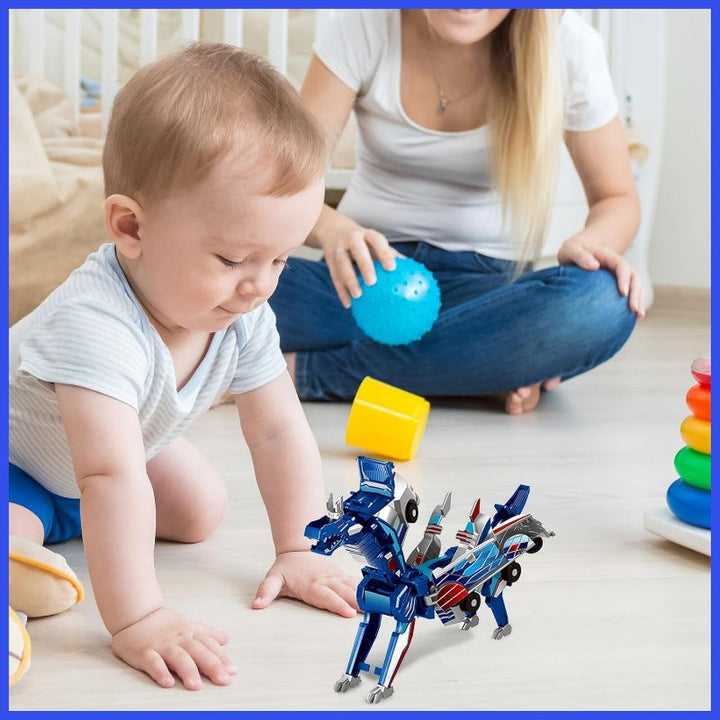 Dino Rennbahn Spielset für Kinder | Abschuss- &amp; Rennspiel mit Dinosauriern | Interaktives Indoor-Spielzeug für Actionreichen Spielspaß