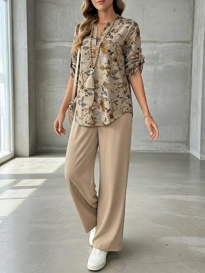 Completo donna moderno in misto poliestere-elastan | aderente e comodo, vestibilità rilassata | per ufficio, eventi e quotidiano | facile da lavare a 30 °C