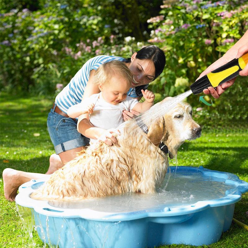 Gartenschlauch Sprühdüse mit verstellbarem Wasserstrahl | Rostfreies Material | Für Auto, Terrasse &amp; Garten