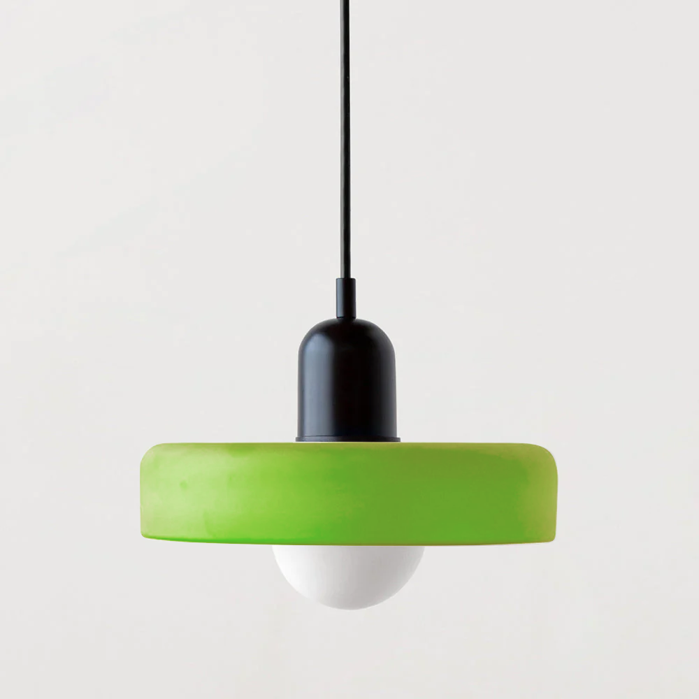 Pendant lamp made of metal &amp; glass with stained glass look | Ø25/Ø35 cm, G9 socket | Adjustable suspension | Crystal look