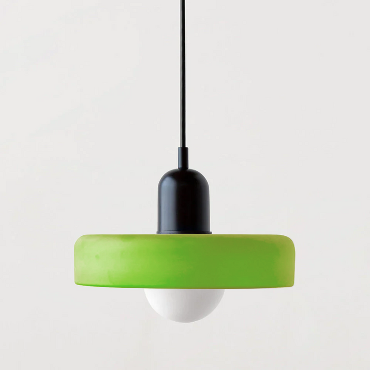 Pendant lamp made of metal &amp; glass with stained glass look | Ø25/Ø35 cm, G9 socket | Adjustable suspension | Crystal look
