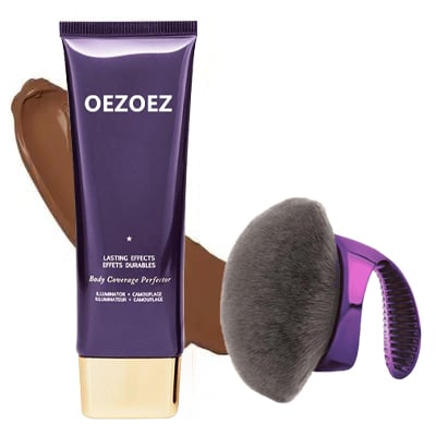 Complexion perfecter for body &amp; face | 24h coverage waterproof, sweatproof &amp; smudge-proof | Conceals scars/veins/tattoos | 6 shades