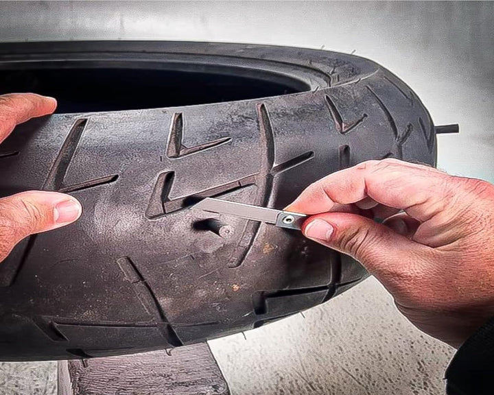 Reifenreparatur-Set für schlauchlose Reifen | 12 Pilzplugs mit Reparaturwerkzeug für Auto, Motorrad &amp; Pannenhilfe