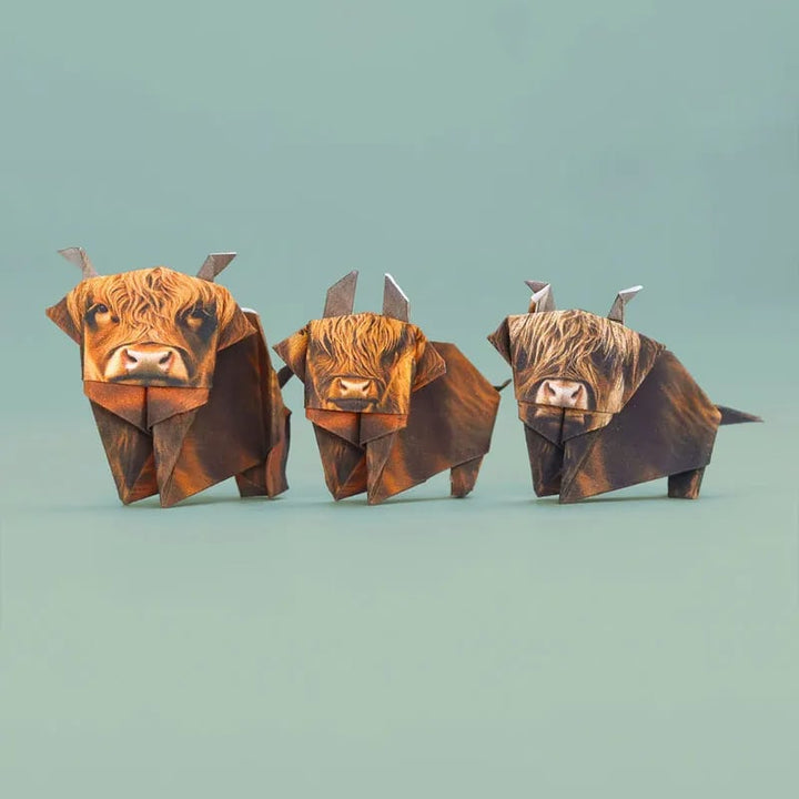 Origami-Katzen-Set aus FSC-Papier | DIY-Bastelset für Katzenfiguren | Kreative Deko &amp; Geschenkidee