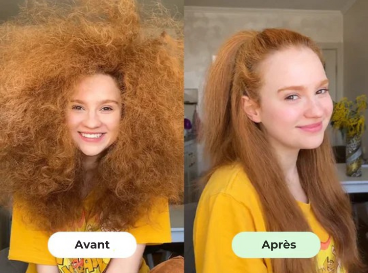 Dampf-Glättbürste | Haarbürste mit Dampffunktion und Temperaturstufen gegen Frizz