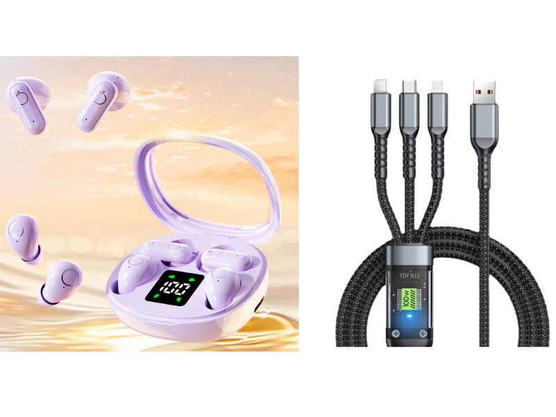 Kabellose In-Ear Kopfhörer | Bluetooth 5.4 mit Geräuschunterdrückung &amp; Ladecase | Über 8 Std. Akkulaufzeit