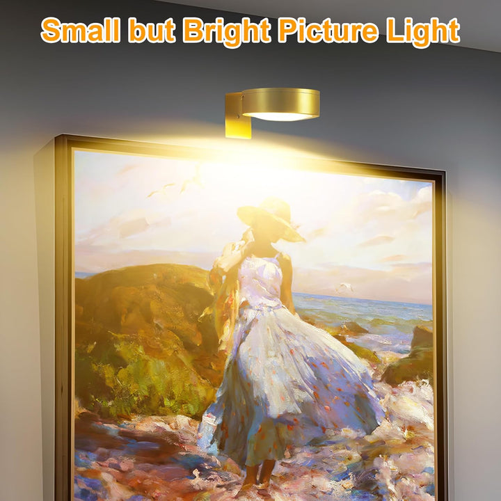 Bilderleuchte | Magnetische LED-Leuchte mit Touch, Fernbedienung und Warm-/Kaltweiß