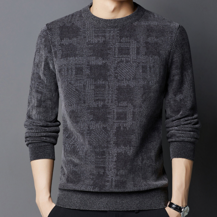 Herren Winterpullover klassisch und warm | Atmungsaktiver Pullover mit bequemer Passform für Büro, Freizeit und Alltag