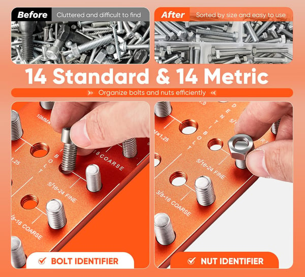 BoltPro - Professional Thread Gauge for Nuts and Bolts