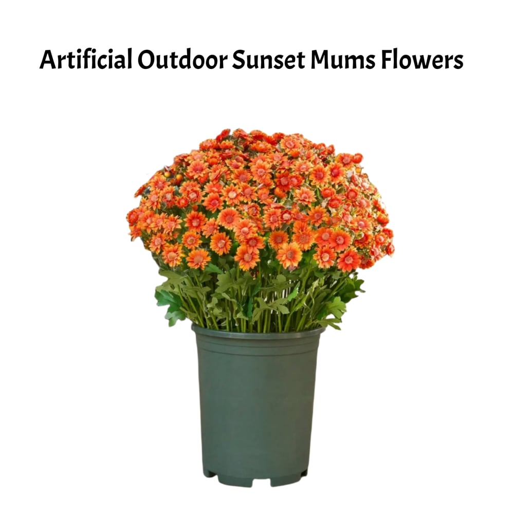 Chrysanthèmes artificiels | Résistants aux UV | Décoration d&