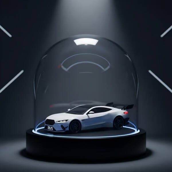 Auto-herätyskello hyperauton muotoilulla | Moottorin käynnistysääni &amp; LED-näyttö | Liekkien/sumun tehoste esitysmomentteihin | Koriste &amp; hälytys