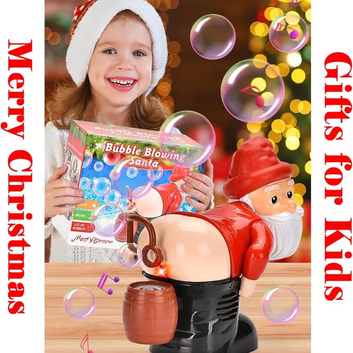 BubbleBlast - Lustige Furzmaschine des Weihnachtsmanns