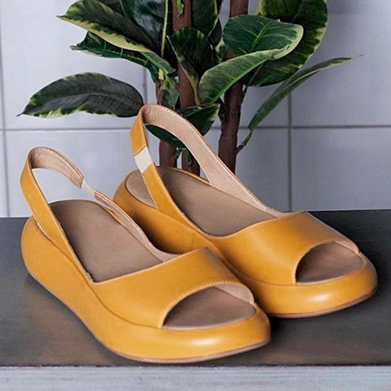 Orthopädische Damen Sandalen mit Fußbett | verstellbarer Riemen &amp; stoßdämpfende Sohle | rutschfest, leicht &amp; bequem