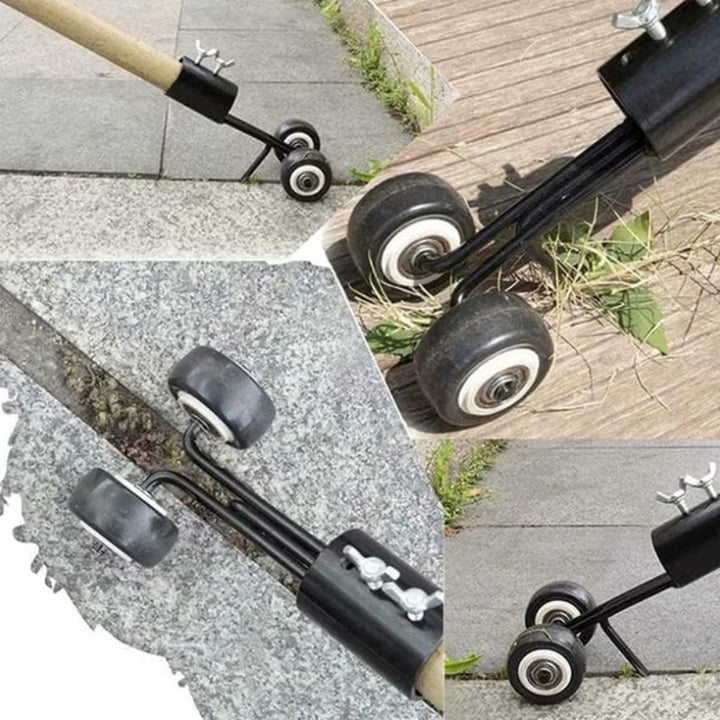 Odstraňovač buriny na škáry a praskliny – CrackClear Pro so systémom na vytrhávanie koreňov | 3× rýchlejšie bez ohýbania | Pevná železná konštrukcia