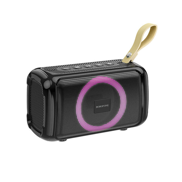 Bluetooth Lautsprecher | Tragbarer 10W Speaker mit IPX6, RGB-Licht und bis zu 8 Std. Akkulaufzeit