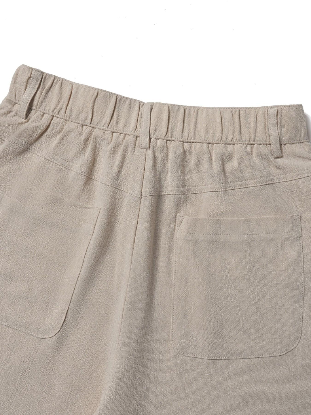 Damen Palazzo Hose aus Baumwoll-Leinen | High Waist Sommerhose mit Weitem Bein &amp; Taschen | Luftig &amp; Bequem