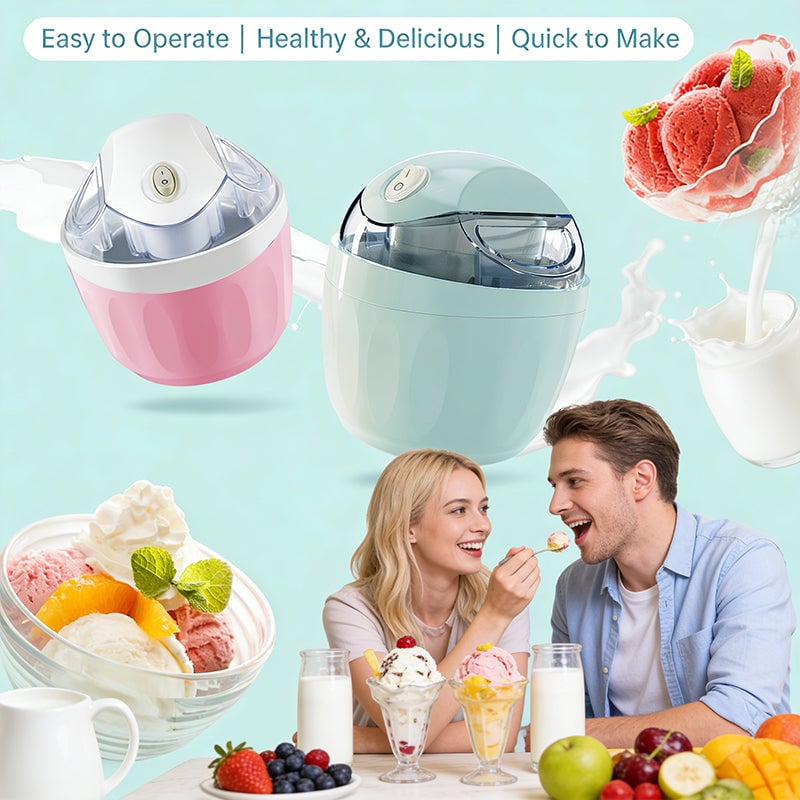 Dessertmaschine 3-in-1 für Eis, Sorbet &amp; Joghurt | 500 ml | FrostellaWhirl