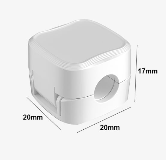 Magnetische Kabelhalter 4er-Set | Für Ladekabel, HDMI- und Stromkabel | Ordnung für Schreibtisch &amp; Wand