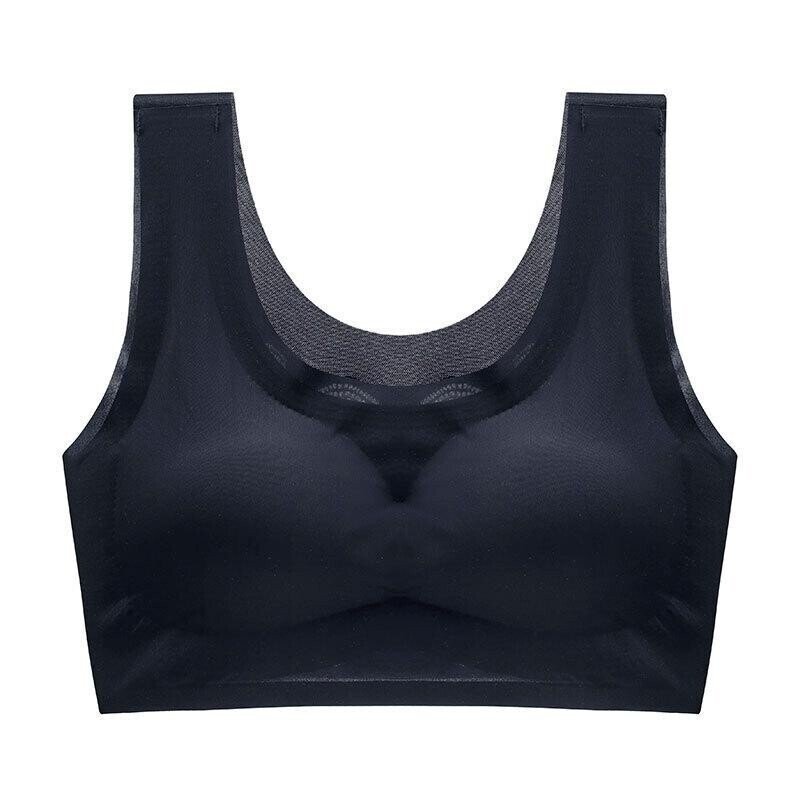 Damen Plus-Size Komfort-BH ohne Bügel | Kühler Soft-BH mit glatter Passform | Größen M-7XL