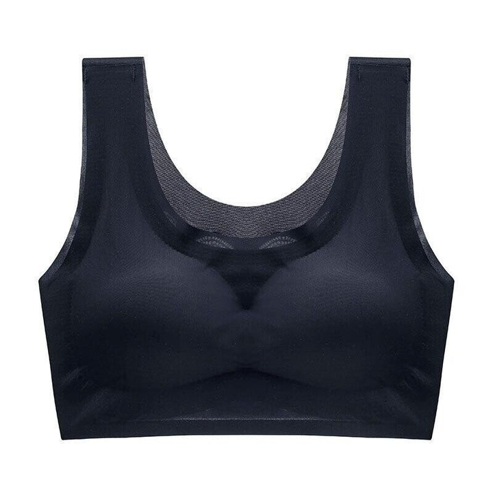 Damen Plus-Size Komfort-BH ohne Bügel | Kühler Soft-BH mit glatter Passform | Größen M-7XL