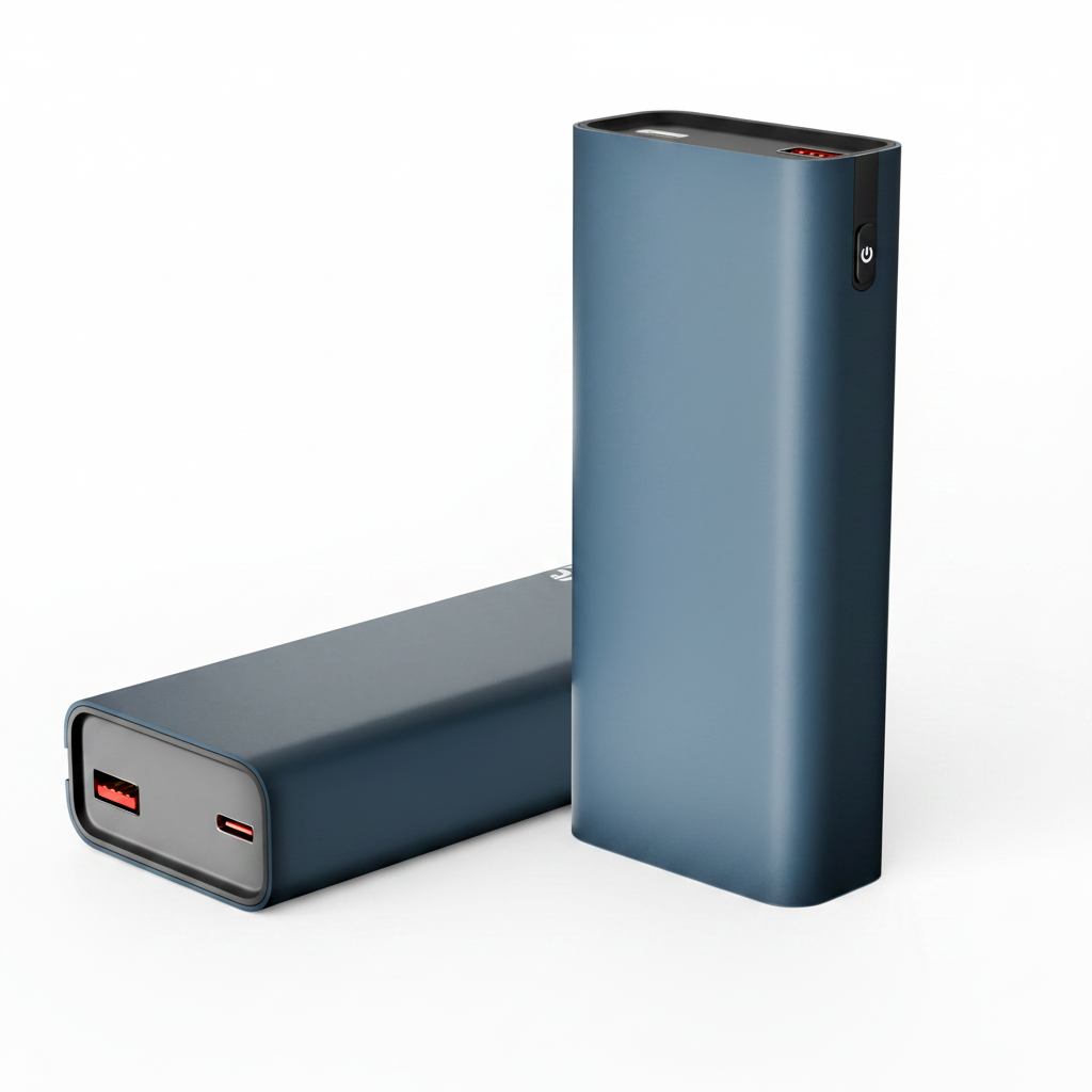 Powerbank | 10.000 mAh mit 45 W PD Schnellladefunktion für Smartphone und Tablet