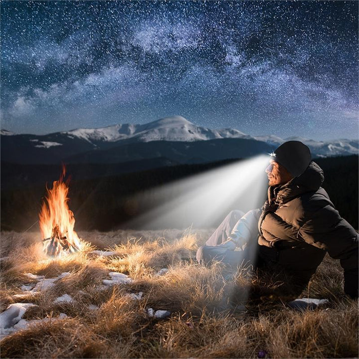 LED knitted winter beanie