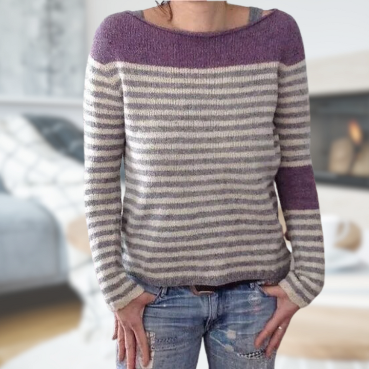 Alia | Damenpullover mit klassischem Rundhals