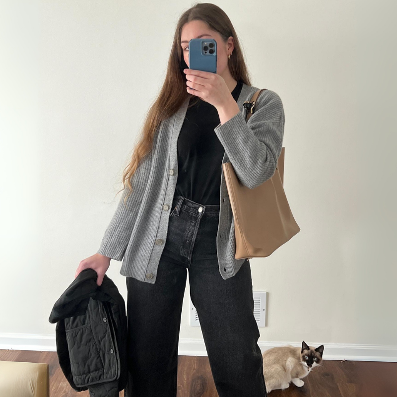 Damen Oversize Strickjacke gerippt | Lockerer langer Cardigan mit strukturierter Rippoptik für Alltag, Büro und Lagenlooks