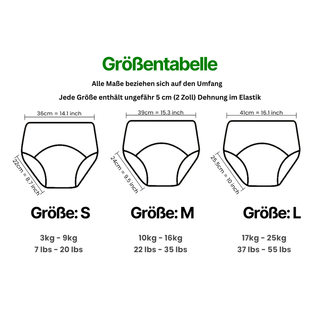 TöpfchenHosen™ Trainingspants | Weich &amp; Auslaufsicher | Fördert selbstständiges Töpfchentraining (1+1 GRATIS)