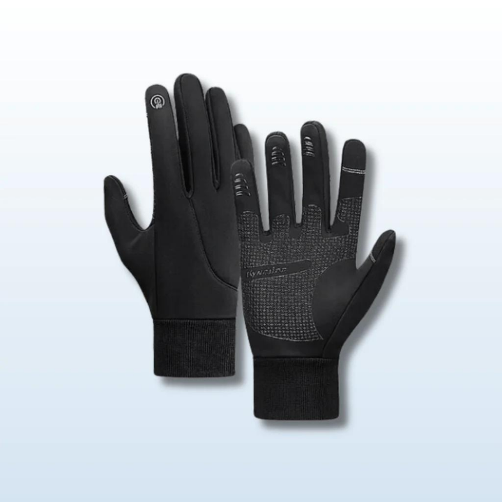 Winterhandschuhe wasserdicht mit Touchscreen | Warm gefütterte Thermohandschuhe mit Windschutz für Alltag und Outdoor