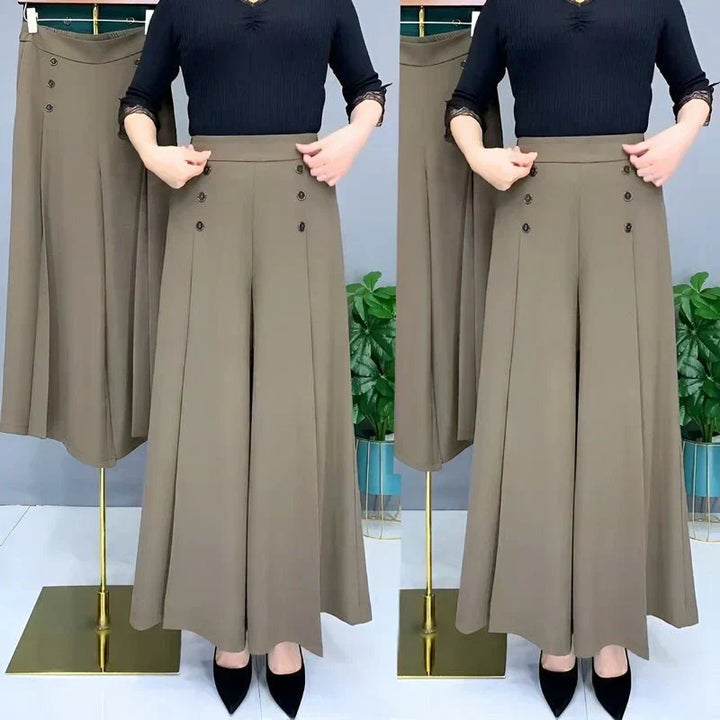 Damen Weitbein-Hose | Elegante Wide-Leg Hose mit hohem Tragekomfort für Alltag und Büro