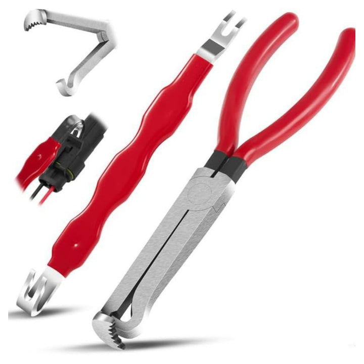 Stecker-Entriegelungswerkzeug für Auto | löst elektrische Steckverbinder ohne Kabelbruch | Kohlenstoffstahl, kompakt | 19 cm