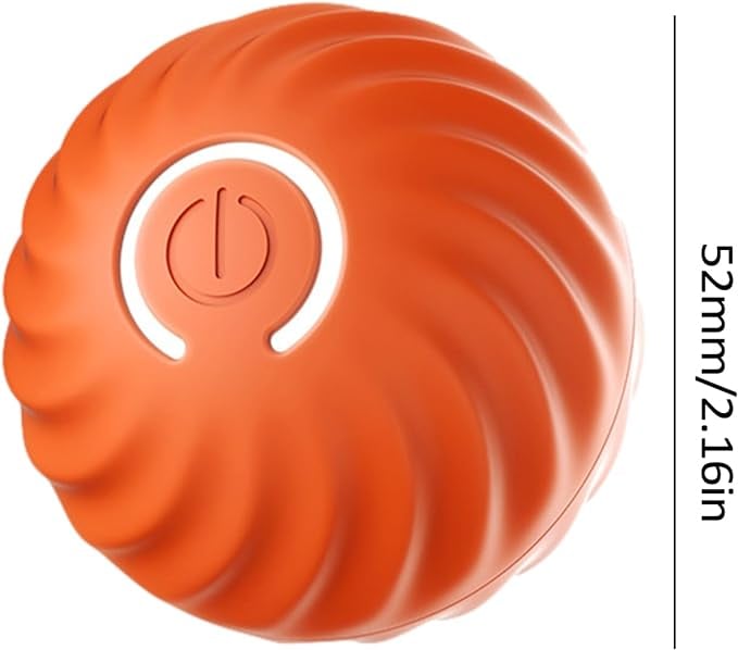 Interaktiver Hundespielball mit Sensoren | Zufallsbewegungen &amp; Blinklicht | Beschäftigung gegen Langeweile | 60 Min Spielzeit