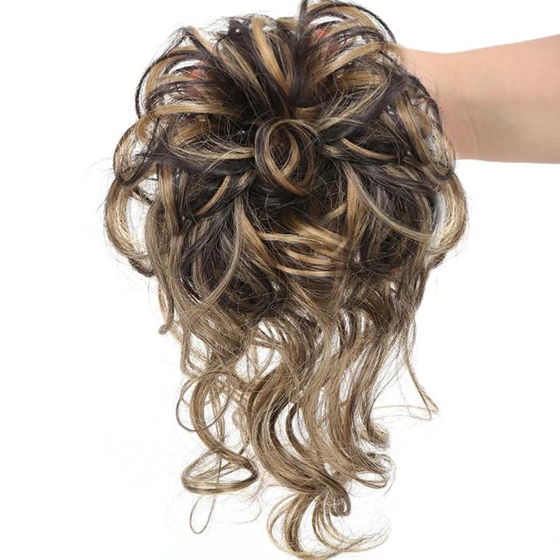 Dutt-Haarteil | Zum Anclippen für mehr Volumen, natürlicher Messy-Bun-Look und sicheren Halt
