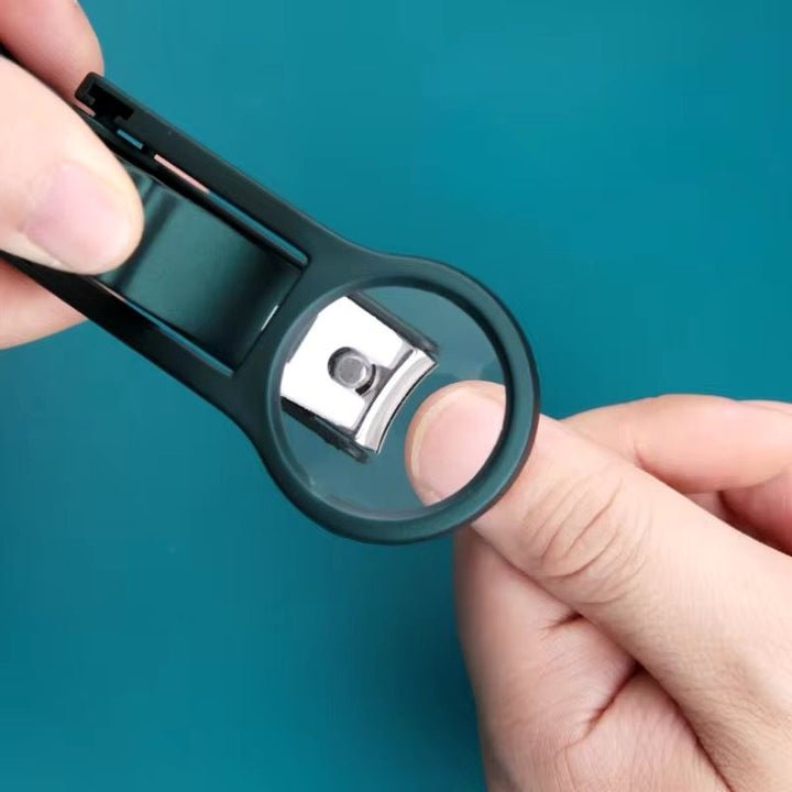 Nagelknipser mit Vergrößerung &amp; integrierter Feile – ClipGuard Pro für sichere Präzision | Ergonomischer Griff | Für dicke &amp; feine Nägel