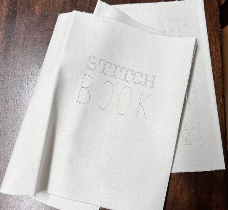 DIY Stickbuch mit 86 Stickstichen | Übungsbuch mit Stoffseiten zum Lernen &amp; Üben | Für Anfänger &amp; Fortgeschrittene