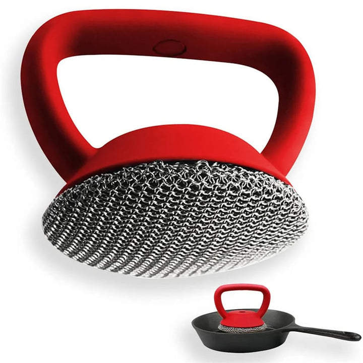 SteelScrub™ ergonomic stainless steel scrubber