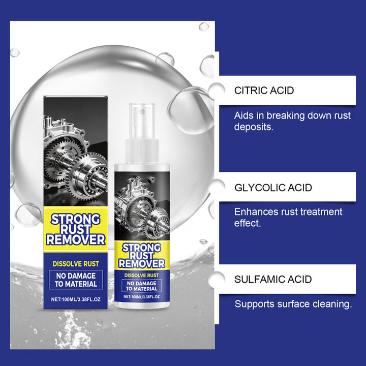 Spray antiruggine auto tutto-in-uno | Rimuove rapidamente ruggine e corrosione, lubrifica e protegge | Per bulloni, attrezzi e metallo