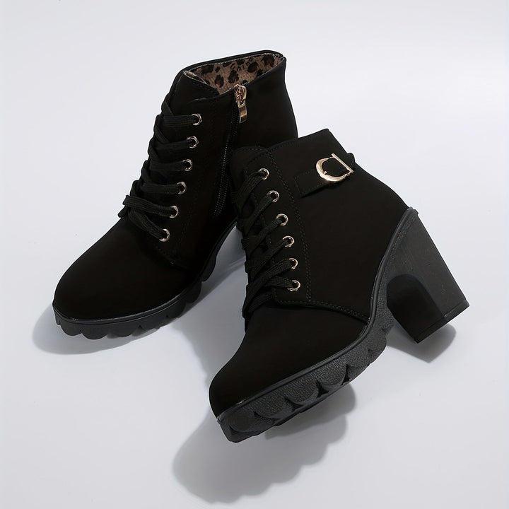 Orthopädische Damen Stiefeletten mit Komfortsohle | Elegante Ankle Boots für Alltag &amp; Büro | Bequeme, stilvolle Herbst- &amp; Winterboots