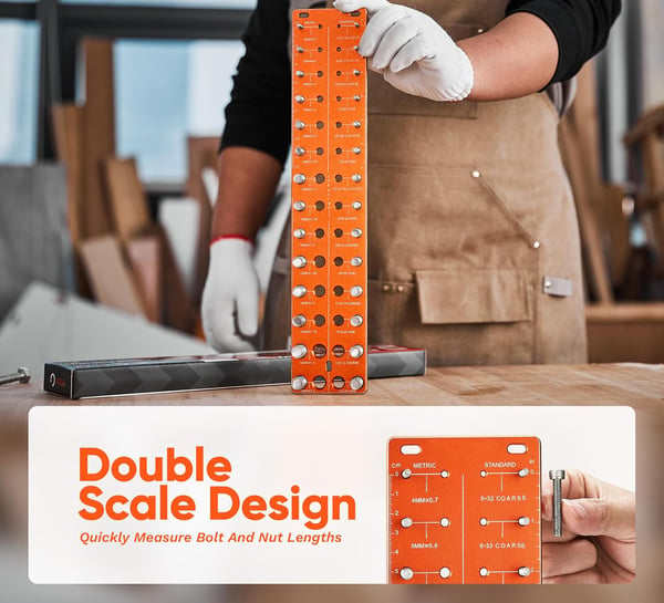 BoltPro - Professional Thread Gauge for Nuts and Bolts