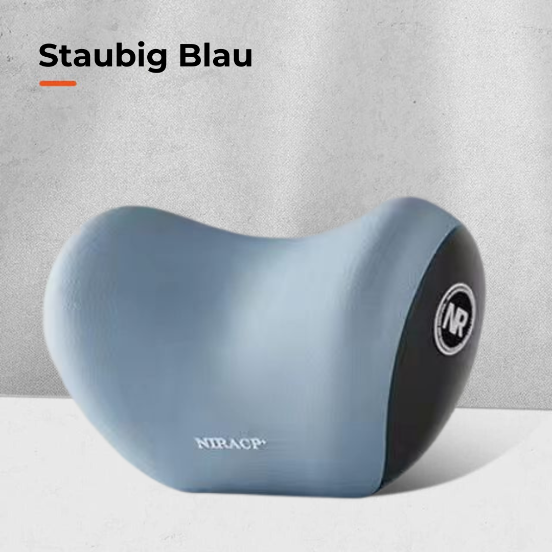 Nacken- &amp; Lendenwirbelkissen fürs Auto | Ergonomische HWS- &amp; Rückenstütze | Memory-Schaum, verstellbar &amp; einfach zu montieren
