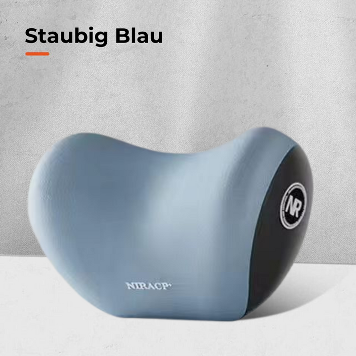 Nacken- &amp; Lendenwirbelkissen fürs Auto | Ergonomische HWS- &amp; Rückenstütze | Memory-Schaum, verstellbar &amp; einfach zu montieren