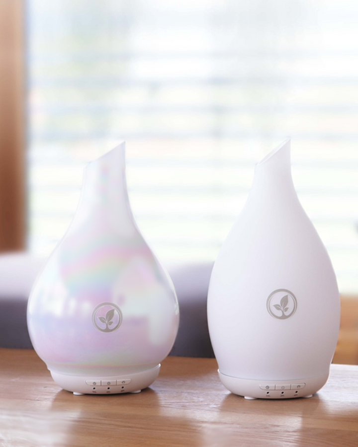Aroma Diffuser | Ultraschall Duftdiffuser mit Glasdesign und LED-Beleuchtung