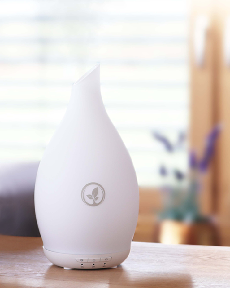 Aroma Diffuser | Ultraschall Duftdiffuser mit Glasdesign und LED-Beleuchtung
